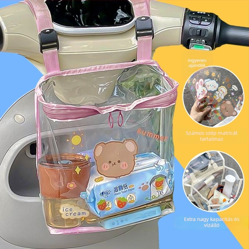 Bangling Gb-1 PVC elülső tároló táska elektromos járműhöz, nagy kapacitás