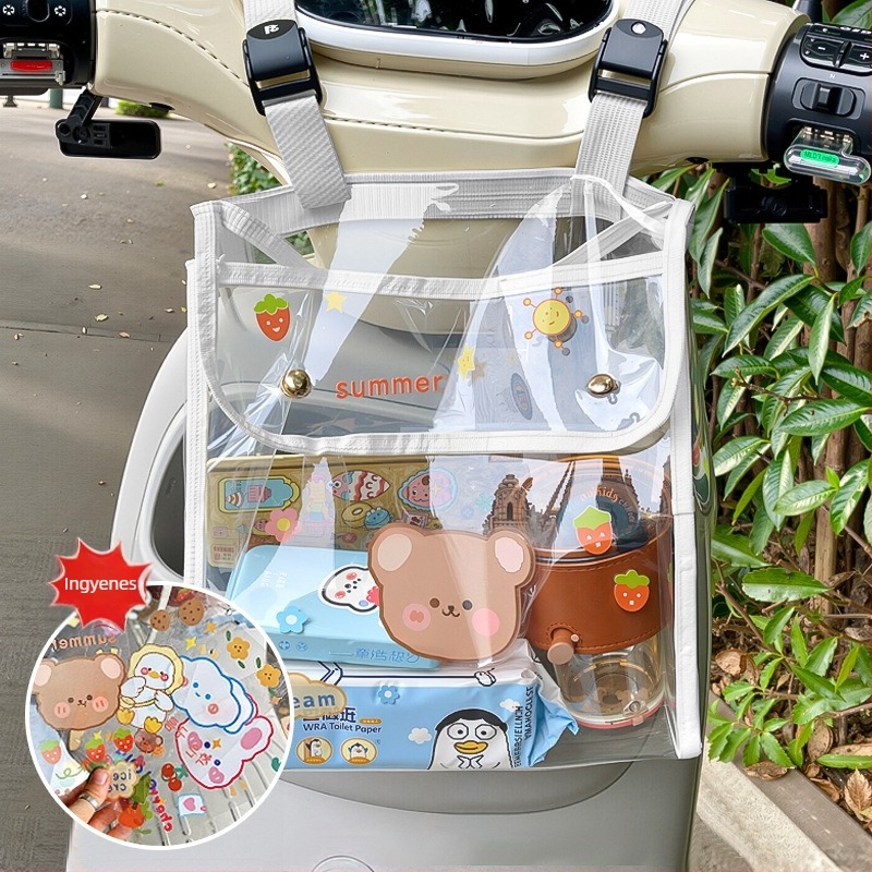 Bangling Gb-1 PVC elülső tároló táska elektromos járműhöz, nagy kapacitás