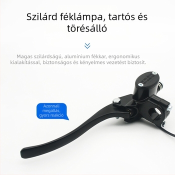 Felső fékpumpa tárcsafékhez – alumínium ház, Ø22 mm, Mojielong, kompatibilis előre és hátra