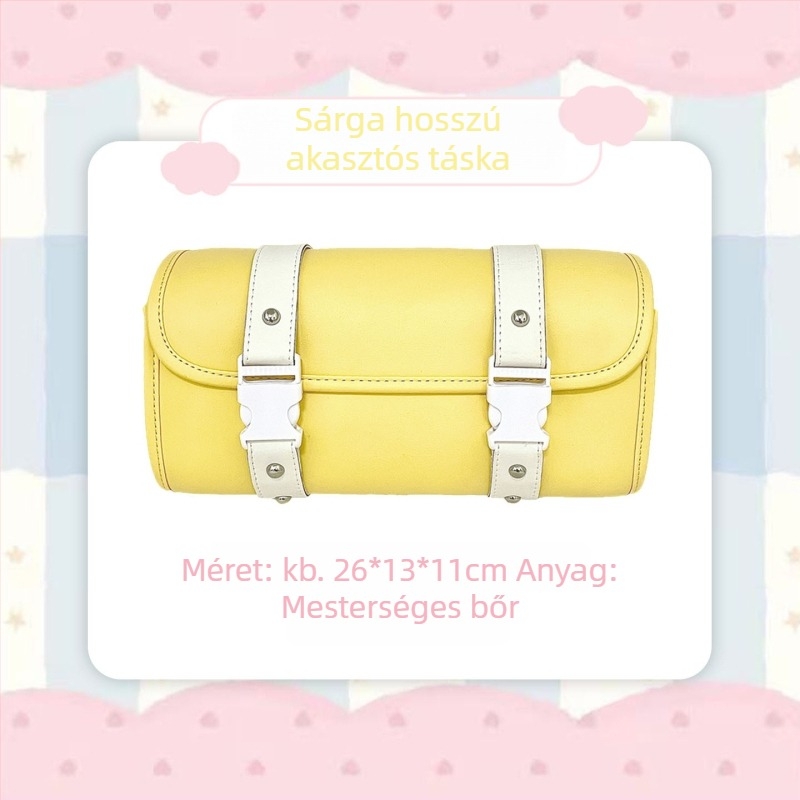 Elektromos járművekhez készült tárolótáska-készlet: hátul vízálló függő táska иs első, műbőr imitáló puha táska, retro stílus