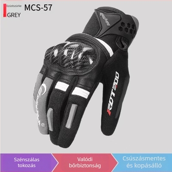 Motorkerékpáros érintőképernyős kesztyű, téli, vastag, hosszú fazon, uniszex felnőtteknek, sport és kerékpározás esetén