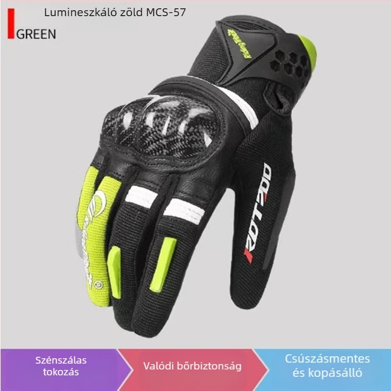 Motorkerékpáros érintőképernyős kesztyű, téli, vastag, hosszú fazon, uniszex felnőtteknek, sport és kerékpározás esetén