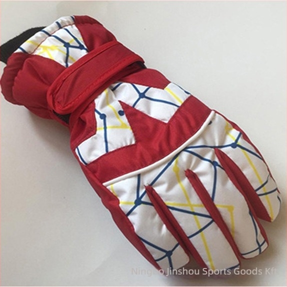 Gyerekek téli síkesztyűi, nylonból, Strong márka, melegen tartják