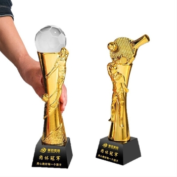 Sporttrophy – gyanta alapú díj, testreszabható logó, Shadow Crystal Fantasy Dust márka, ideális díjakhoz, céges ajándékokhoz és dekorációhoz