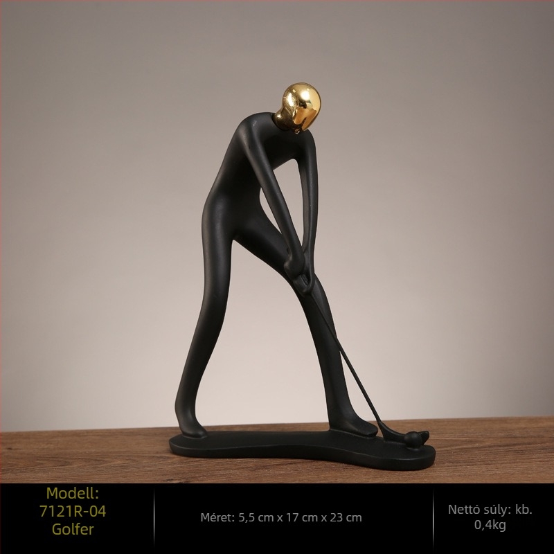 Master Gu gyanta figura – minimalist modern otthoni dekoráció a nappaliba és a dolgozószobába