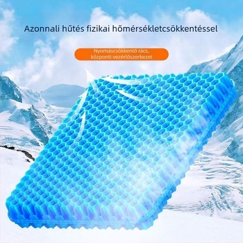 Gél ülőpárna méhsejt mintázattal, szilikonból készült hűtő párna irodába és autóba