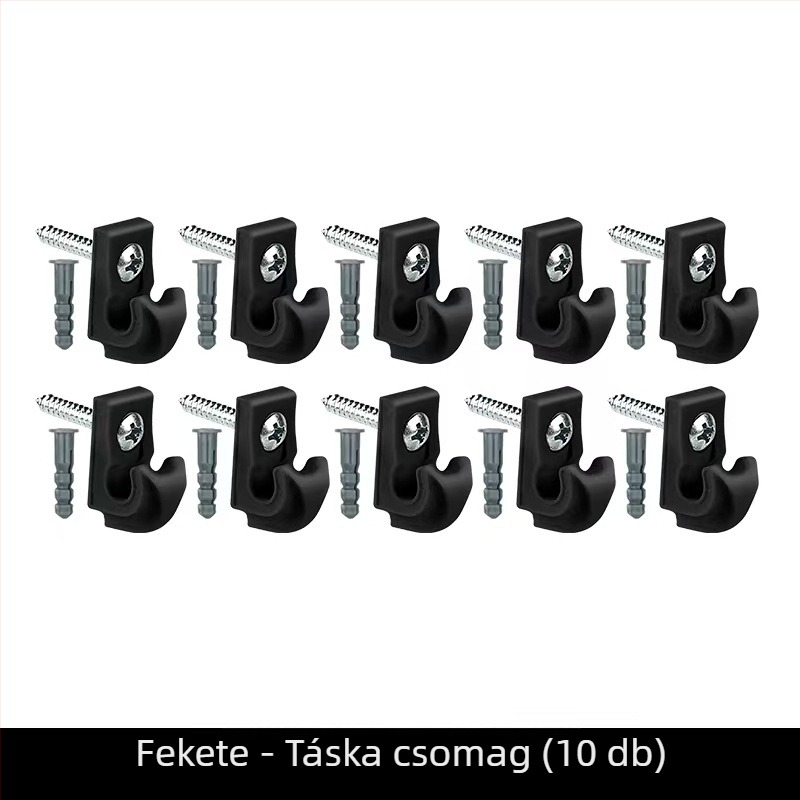 ABS anyagú csavaros kampó fényláncokhoz és függő növénykosarakhoz; egy darab, modern minimalist stílus, teherbírás 2 kg