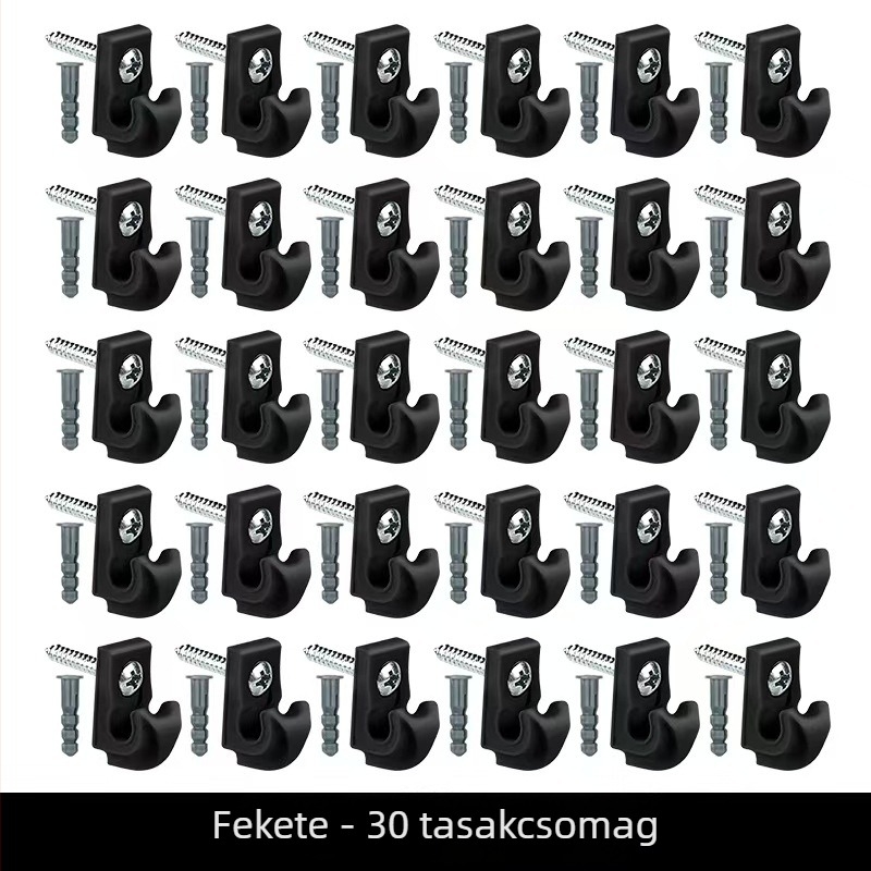 ABS anyagú csavaros kampó fényláncokhoz és függő növénykosarakhoz; egy darab, modern minimalist stílus, teherbírás 2 kg