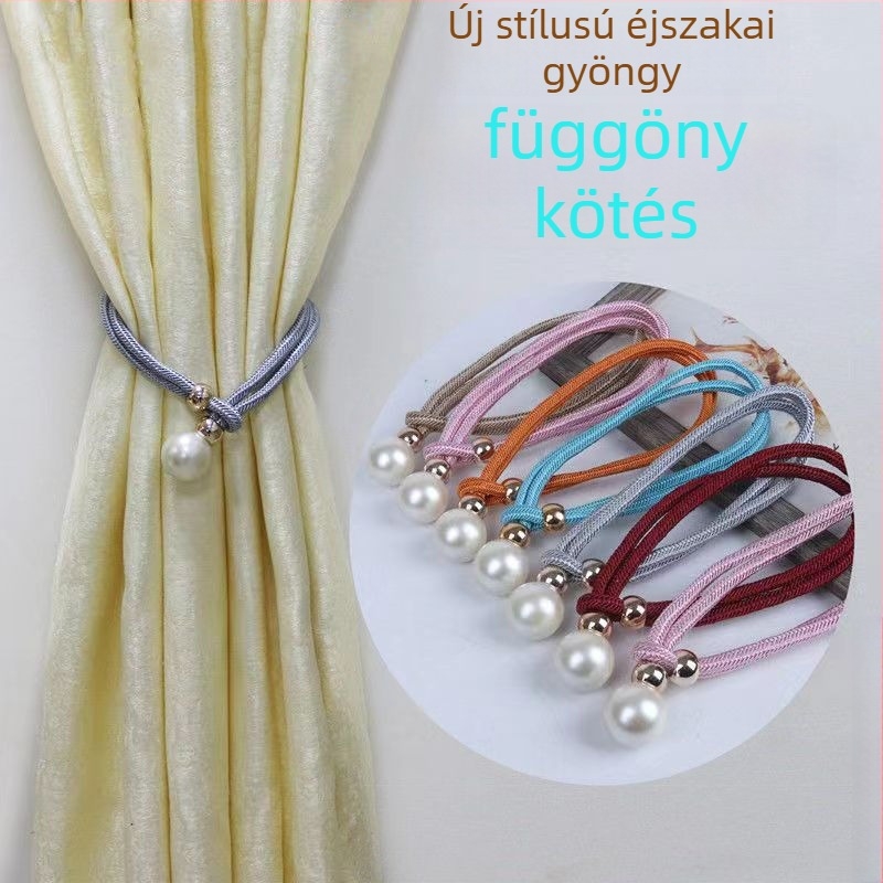 Függönyzáró pántok, elasztikus vastagabb pántok függönyökhöz, modern egyszerű stílus; Anyag: Egyéb; Személyre szabás: Nem; Magánmárkák licenc: Nem