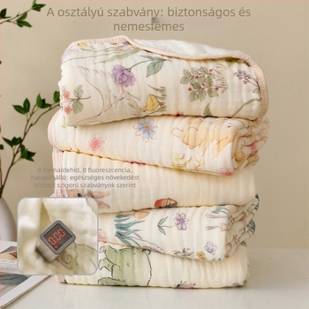 Testreszabható hatszlayer bambusz-pamut baba fürdőlepedő - baba törölköző, 300–400 g, gyors nedvszívás (0–5 s), fonal ply