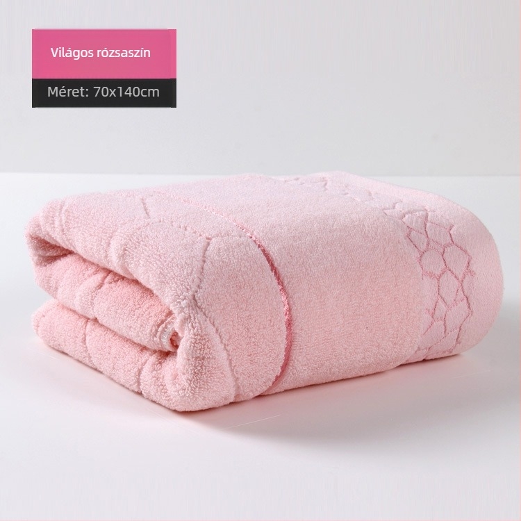 Pamut fürdőlepedő, vastag Jacquard szövet, 400–500 g, 32s fonal, testreszabás, hímzett logó