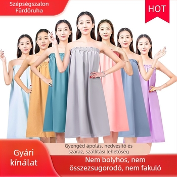 Yangyang pamut fürdőköpeny nőknek, pamut keverék anyag