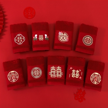 Esküvői törölközők párban – Márka Looking for Snow; Anyag/Eljárás: reaktív nyomtatás и festés; Szál: Ply; Gyártási eljárás: hímzés, jacquard; Súly: 100–120 g