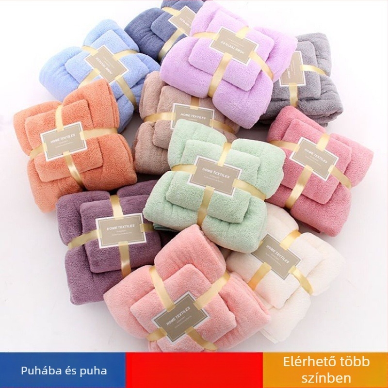 Fürdő- és törölköző készlet, pamut, 200 g vagy annál több, 60s szál, testreszabás