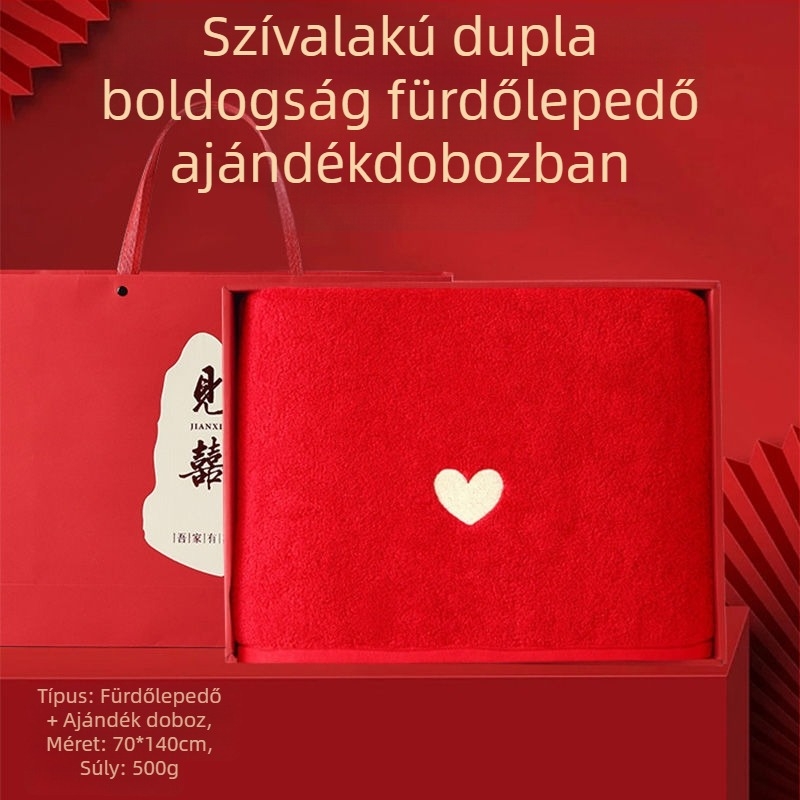 Pamut fürdőlepedő párnak, 4 darabos készlet, hímzett, Warp knitting, 350 g