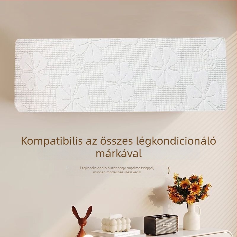 Rugalmas, univerzális akasztós klímahuzat porvédő, otthoni tároláshoz