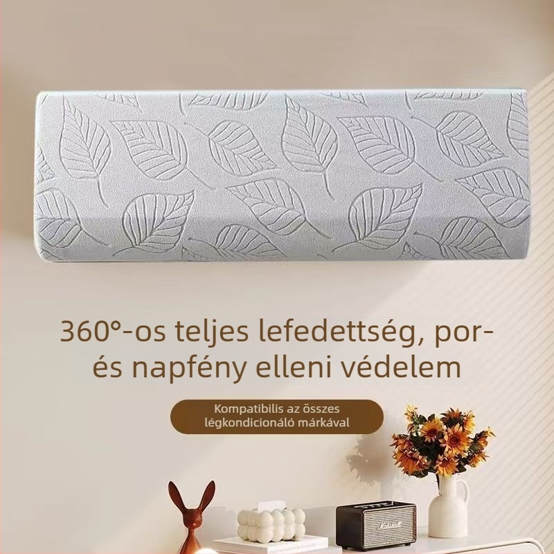 Rugalmas, univerzális akasztós klímahuzat porvédő, otthoni tároláshoz