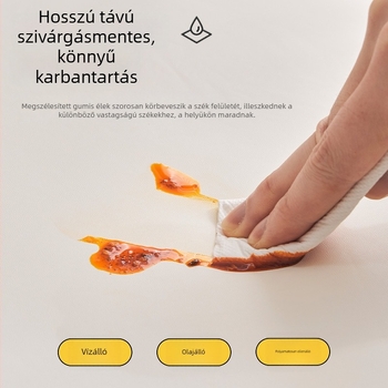 PU bőr éjjeliszekrényfedő elasztikus technológiájú szövettel, porvédő teljes lefedés, négy évszakos, mosás nélkül
