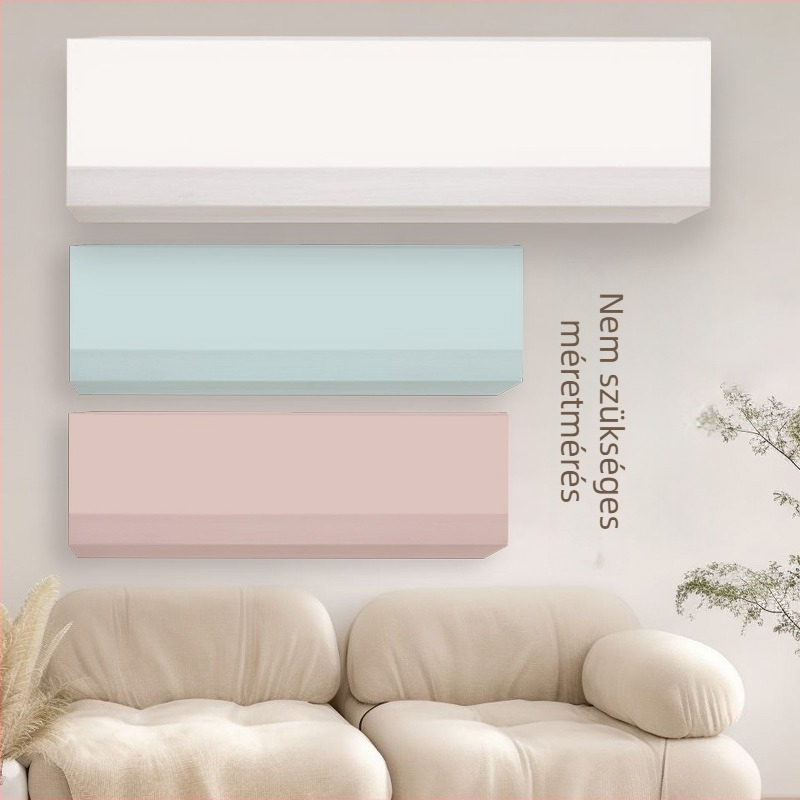 Egyszínű, függő klímaberendezés fedő, skandináv minimalist stílus, porálló, univerzális méret