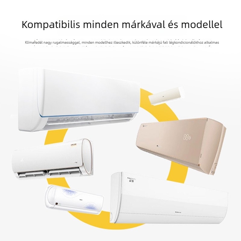 Egyszínű, függő klímaberendezés fedő, skandináv minimalist stílus, porálló, univerzális méret
