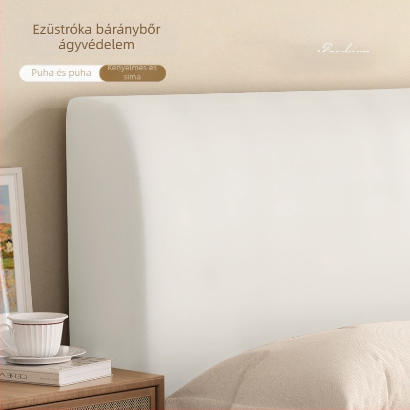 Univerzális fejtámla huzat, róka szőrme anyagból, Yiqin Garden, modell SKY