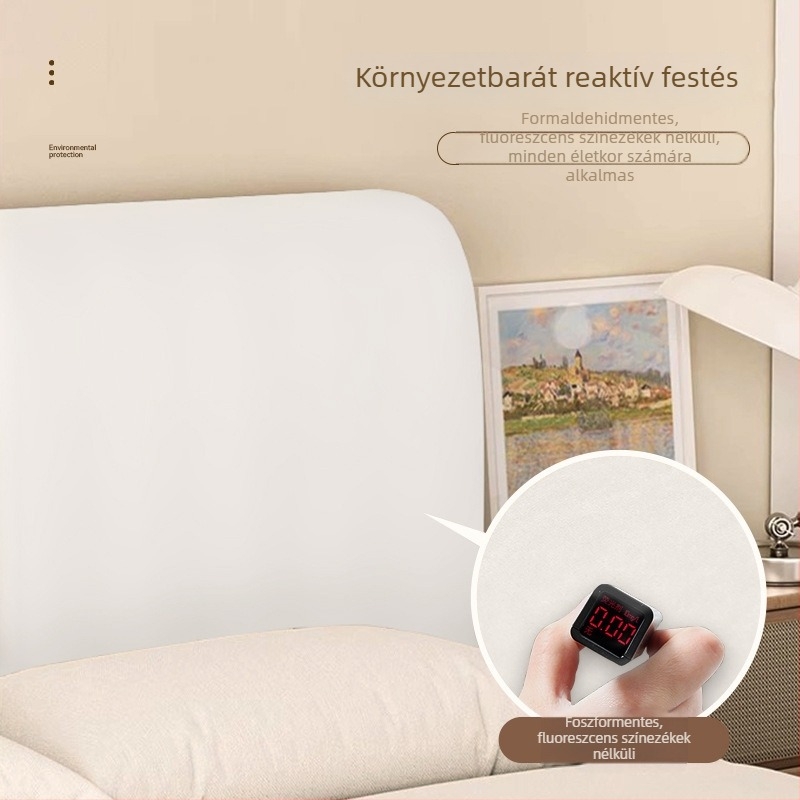 Univerzális fejtámla huzat, róka szőrme anyagból, Yiqin Garden, modell SKY