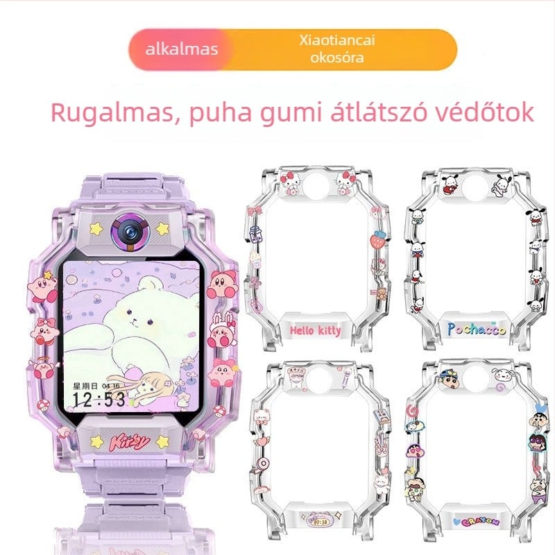 Nyomtatott TPU védőtok Little Genius telefonos órához, modellek Q2A/Z9/Z8a, D2A/D3/Z6s/Z6pro