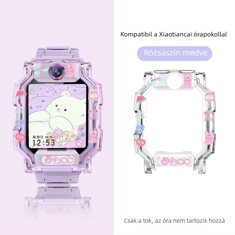 Nyomtatott TPU védőtok Little Genius telefonos órához, modellek Q2A/Z9/Z8a, D2A/D3/Z6s/Z6pro