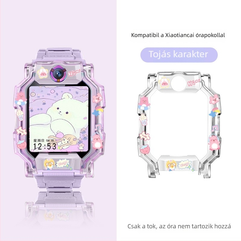 Nyomtatott TPU védőtok Little Genius telefonos órához, modellek Q2A/Z9/Z8a, D2A/D3/Z6s/Z6pro