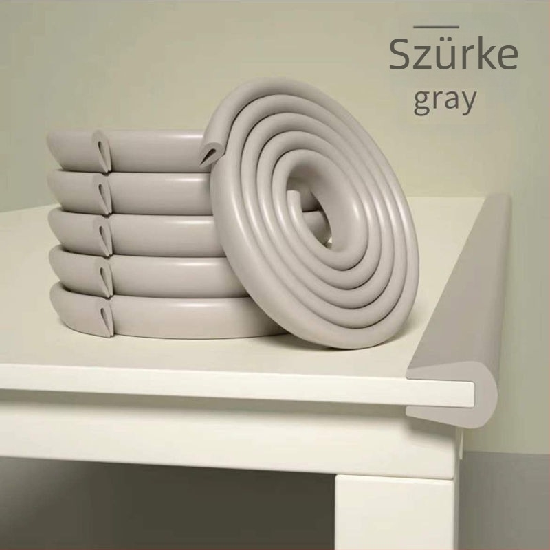 U-alakú habvédő szalag asztalhoz, öntapadós, üvegélek védelmére