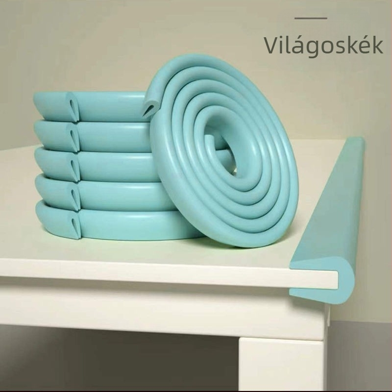 U-alakú habvédő szalag asztalhoz, öntapadós, üvegélek védelmére