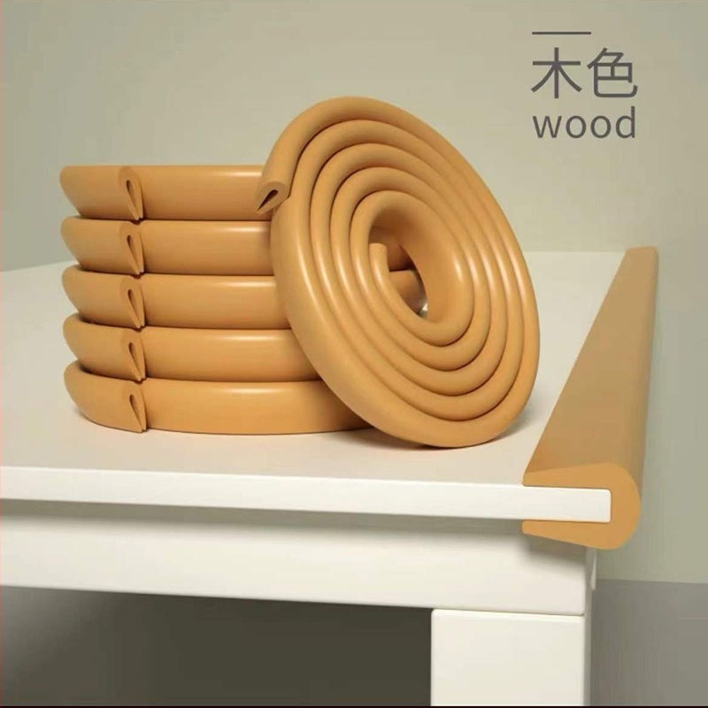 U-alakú habvédő szalag asztalhoz, öntapadós, üvegélek védelmére