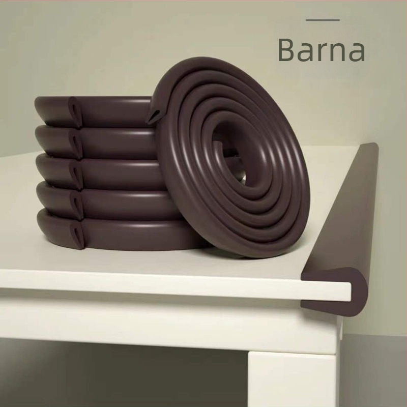 U-alakú habvédő szalag asztalhoz, öntapadós, üvegélek védelmére