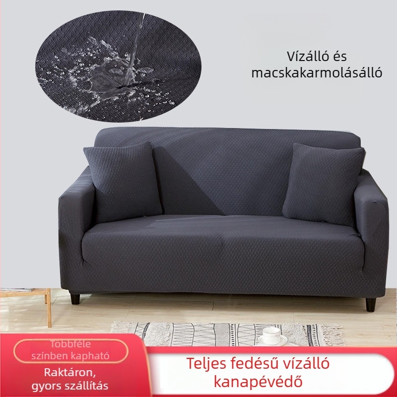 Vízálló kanapévédő, teljes lefedettség, univerzális méret, minden kanapé típusához illeszkedik, gépi mosás, foltálló, vastagabb anyag.