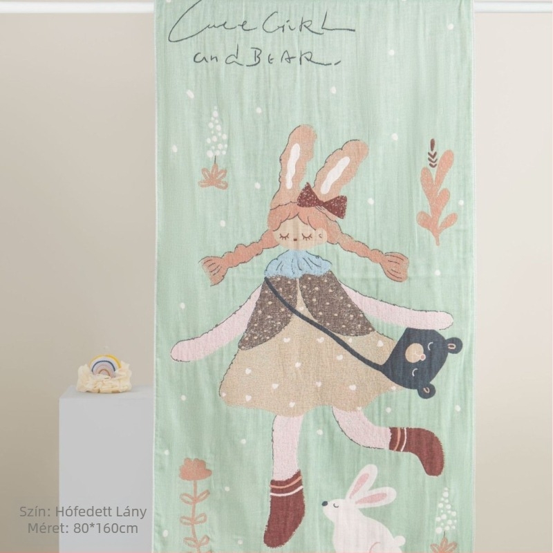 Fürdő- és strandtörölköző — Zhiyang, 100% pamut, jacquard, 32s fonal, 300–400 g