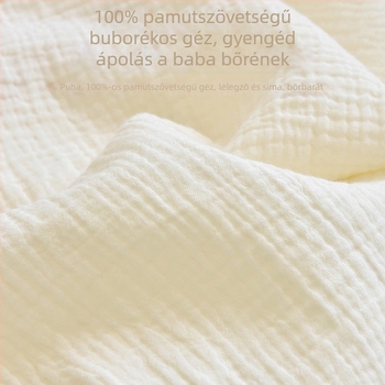 Újszülött pamut fürdető törölköző kapucnival, karikatúra mintával, 300–400 g, testreszabás elérhető