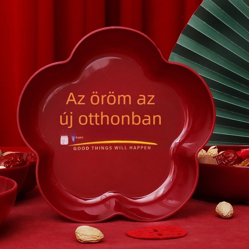 Műanyag gyümölcstál házavató dekorációhoz, Magpie Pretty, OPP zacskócsomagolás, nem importált