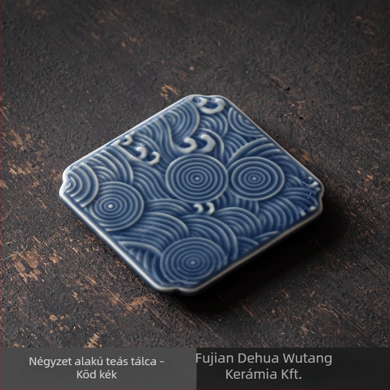 Porcelán gyümölcstál — Wuxitang, kínai egyszerűség, fényűző retro stílus, termékkód: Full Moon Auspicious Clouds Saucer