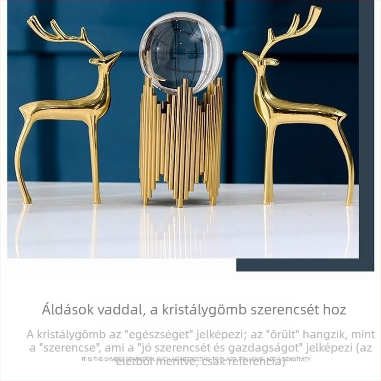 Kristálygömb dísz boros szekrényhez, skandináv modern iroda, nappali, előszoba és TV-szekrény (Márka: Unique; Anyag: ötvözet; Ajándék célja: promóciós ajándékok; Ajándék: üzleti ajándékok)