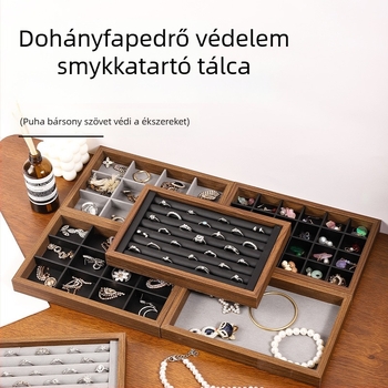 Benya ékszerállvány bőrtokkal és flanel béléssel, 2025 tavasza