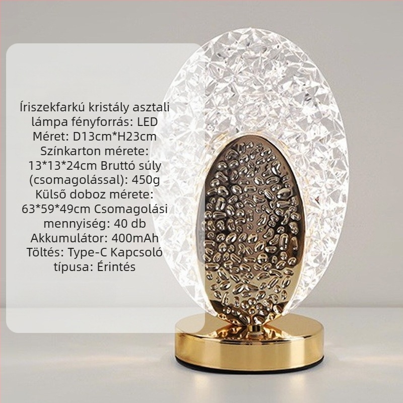 Csillag és Hold asztali lámpa, modern minimalist stílus, modell YL-014, anyag: műanyag, feszültség ≤36V