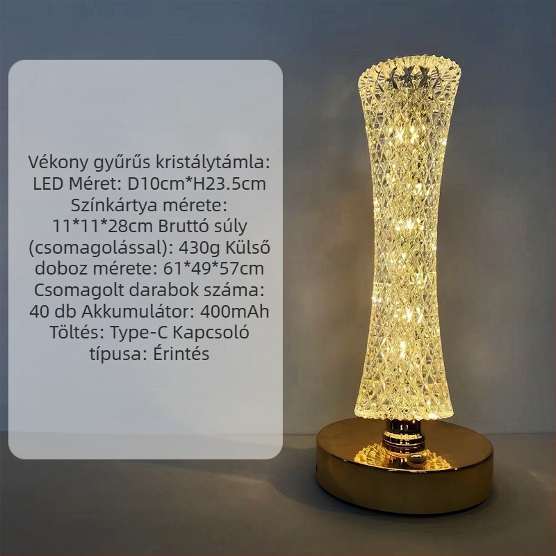 Csillag és Hold asztali lámpa, modern minimalist stílus, modell YL-014, anyag: műanyag, feszültség ≤36V