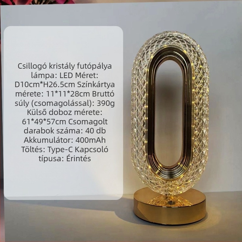 Csillag és Hold asztali lámpa, modern minimalist stílus, modell YL-014, anyag: műanyag, feszültség ≤36V