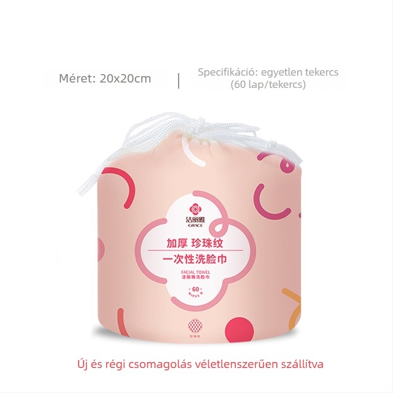 Grace Jie Liya arc törlőkendők, növényi rost, egyszer használatos, formázási folyamat, testreszabás nélkül