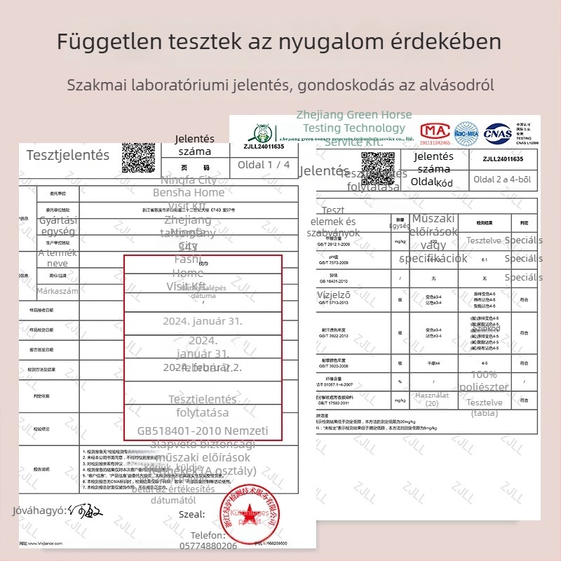 Ice-silk párnahuzat, 2 darabos készlet, mosható, pántokkal, poliészterből