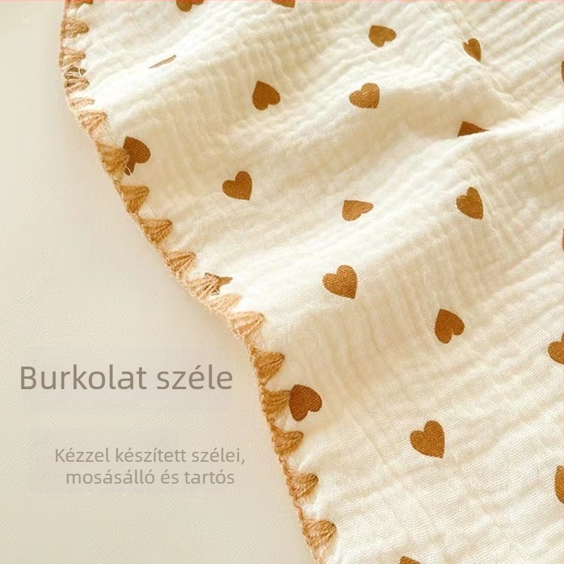 Cotton Monkey bébi felhő párna, tízréteg géz, lélegző és izzadság-abszorbeáló, logó nyomtatva.