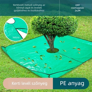 Műanyag kerti levélgyűjtő szőnyeg, Plant xun márka, alkalmas gallyak nyesésére.