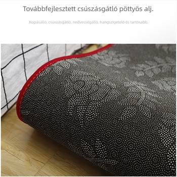 Négyzet alakú fürdőszobai lábtörlő bejárathoz, nedvszívó, szennyeződésálló, csúszásmentes, vastag plüss, gépben mosható