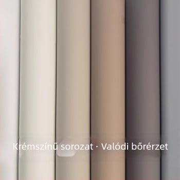 PVC bőrhatású konyhaszekrény-fólia, vízálló önragasztó felület a szekrényekhez és bútorokhoz, színváltó fólia