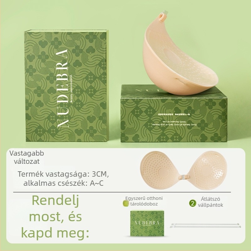 Megvastított mellkasbetét nőknek, emelő hatással, láthatatlan párnák menyasszonyi ruhához